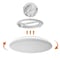 Quickway Imports 2-pc 16" LED Ceiling Light Fixture Flush Mount 36W 6500K Cool Daylight Energy White QI004034.L.WT.2 - alternate 3